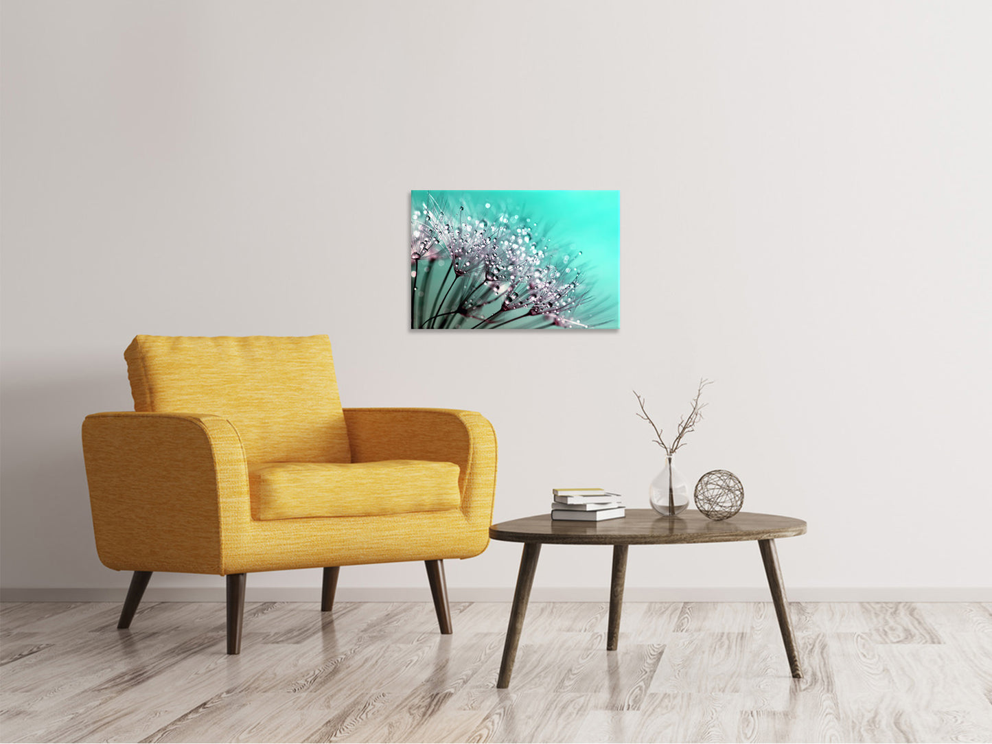 Leinwandbild Makro Löwenzahn