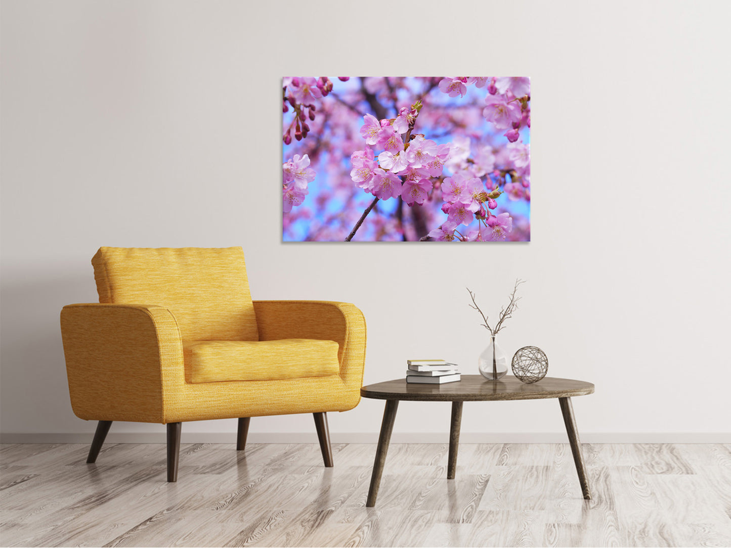 Leinwandbild Prächtige Kirschblüte