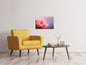 Leinwandbild Makro Chrysantheme