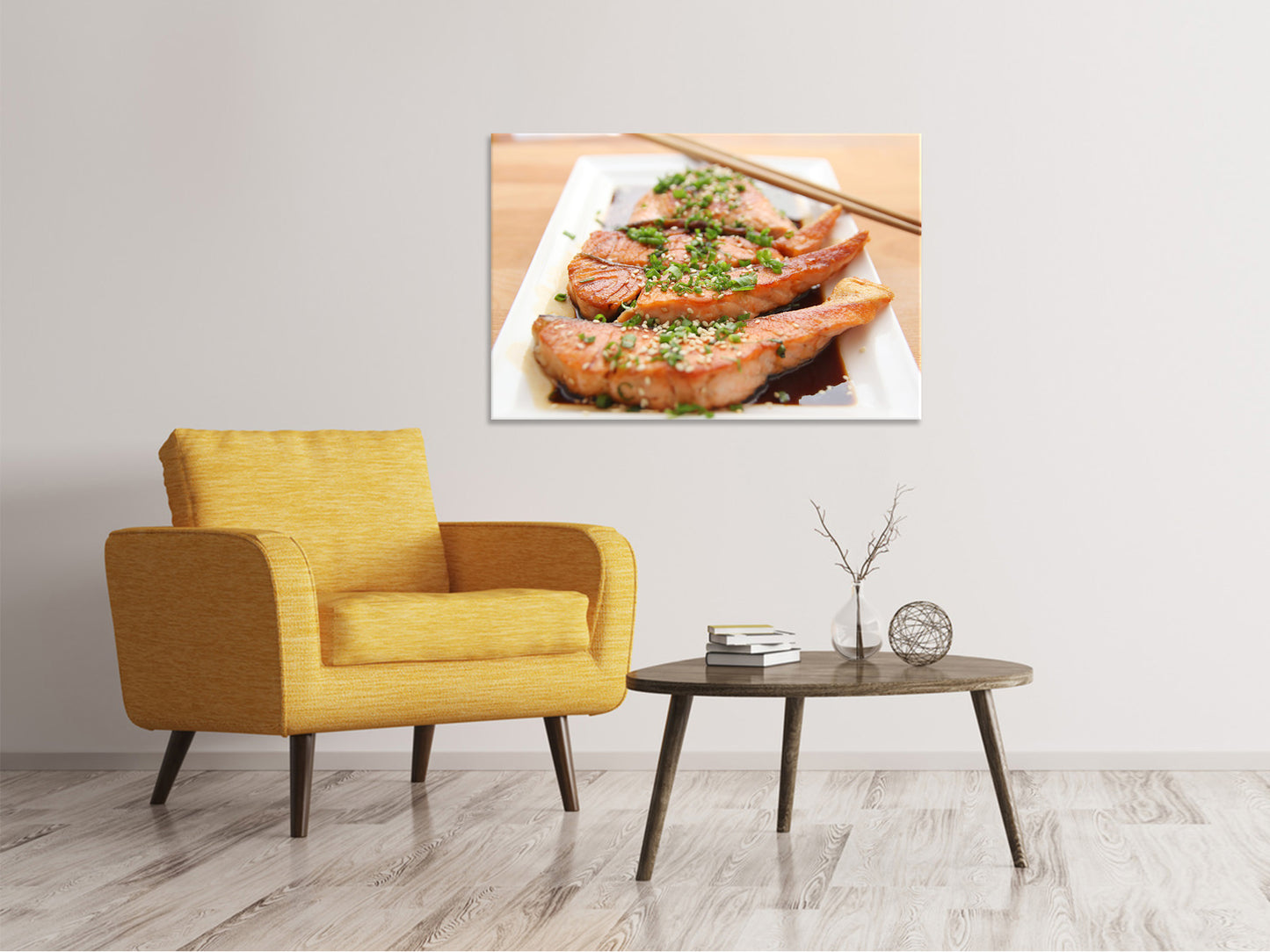 Leinwandbild Asiatischer Lachs
