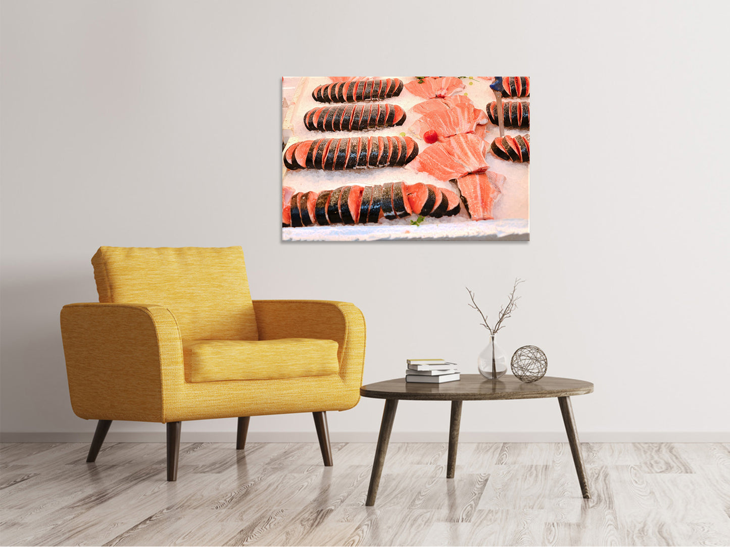 Leinwandbild Fischmarkt