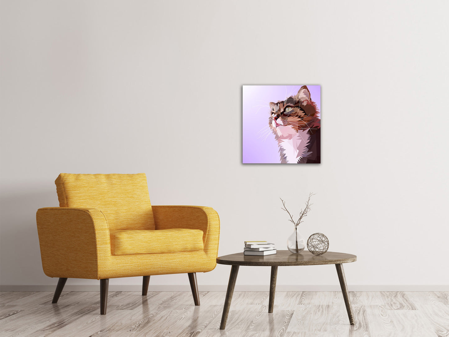 Leinwandbild Pop Art Katzen Portrait