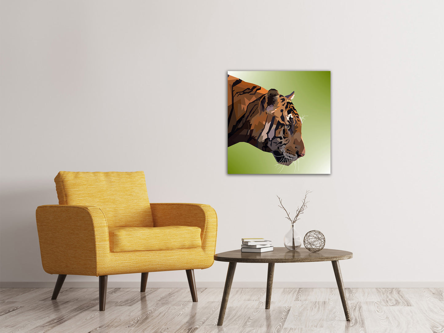 Leinwandbild Pop Art Tiger