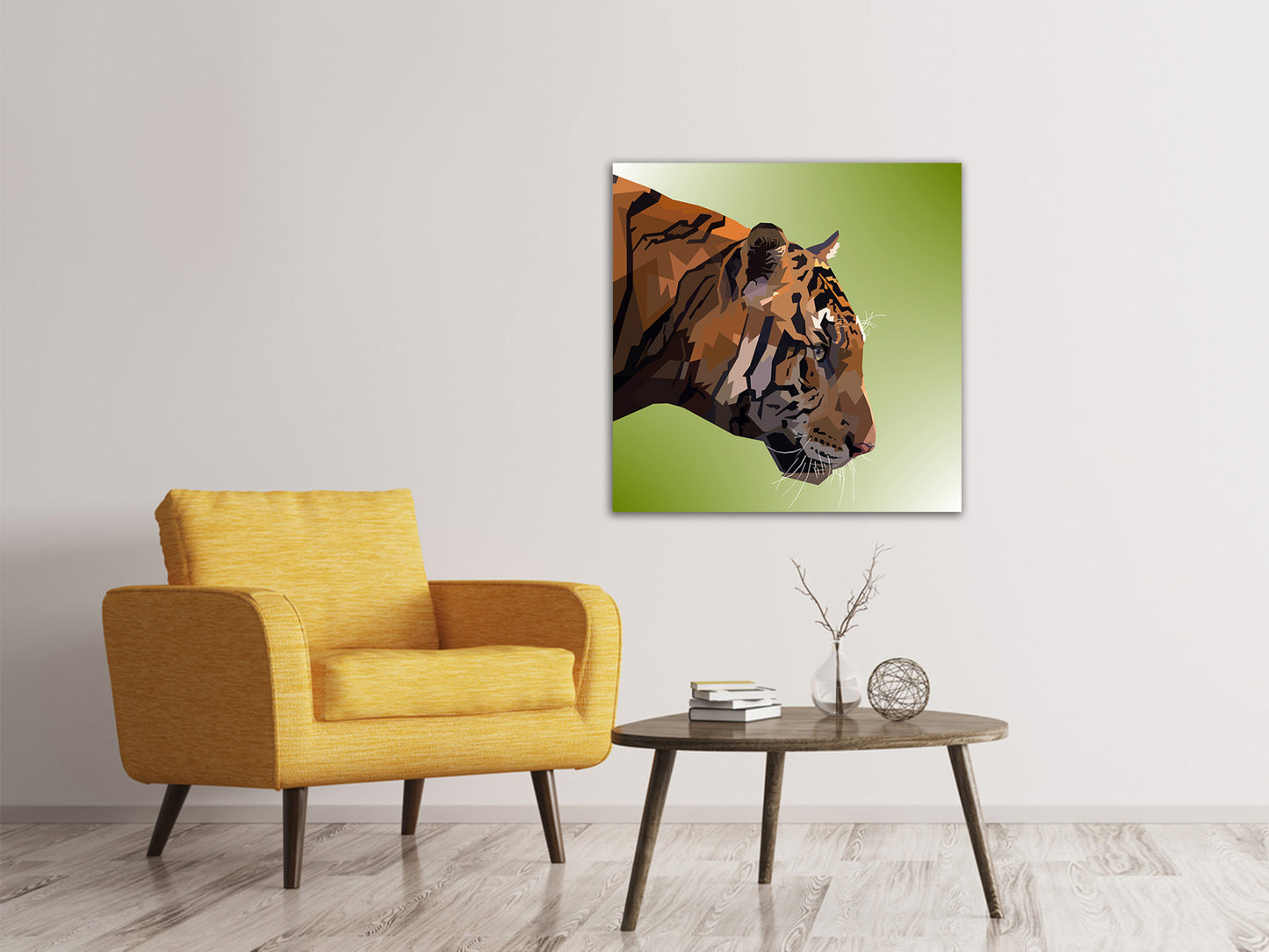 Leinwandbild Pop Art Tiger