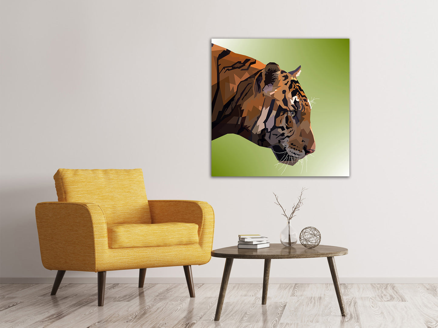 Leinwandbild Pop Art Tiger