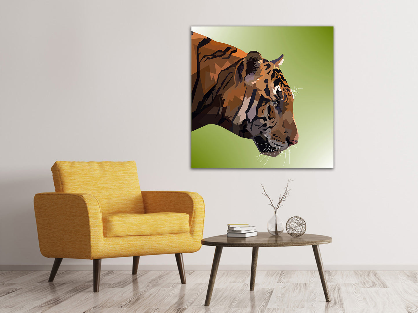 Leinwandbild Pop Art Tiger
