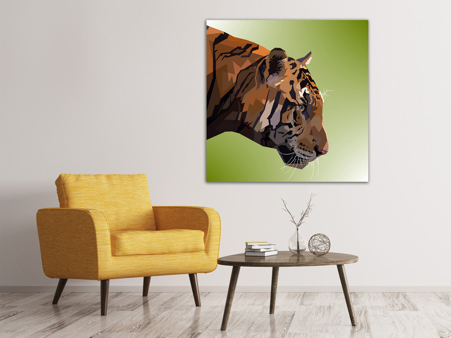 Leinwandbild Pop Art Tiger