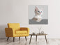 Leinwandbild Kunstwerk Katze