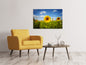 Leinwandbild Sommer-Sonnenblumen