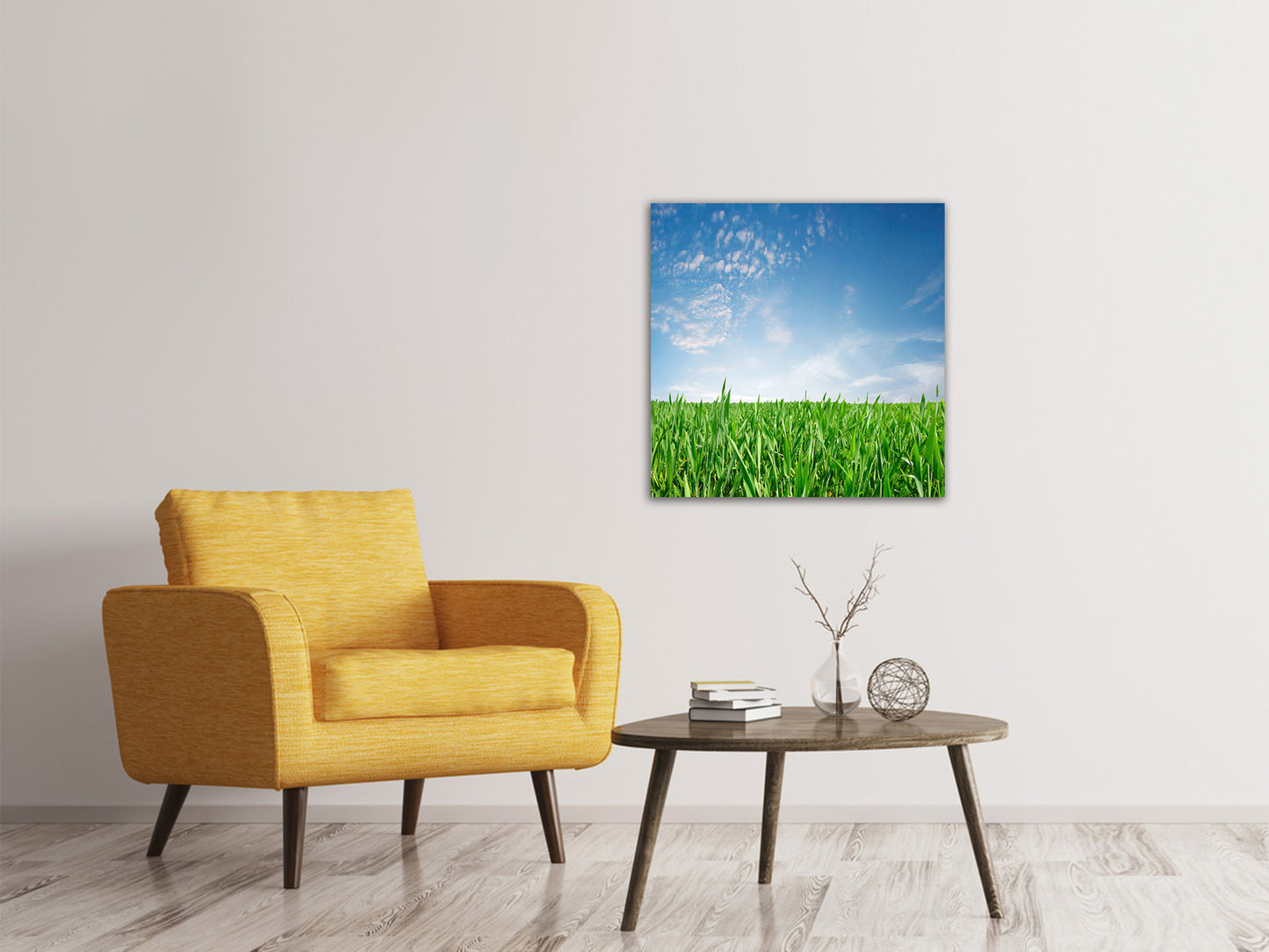 Leinwandbild Das Gras