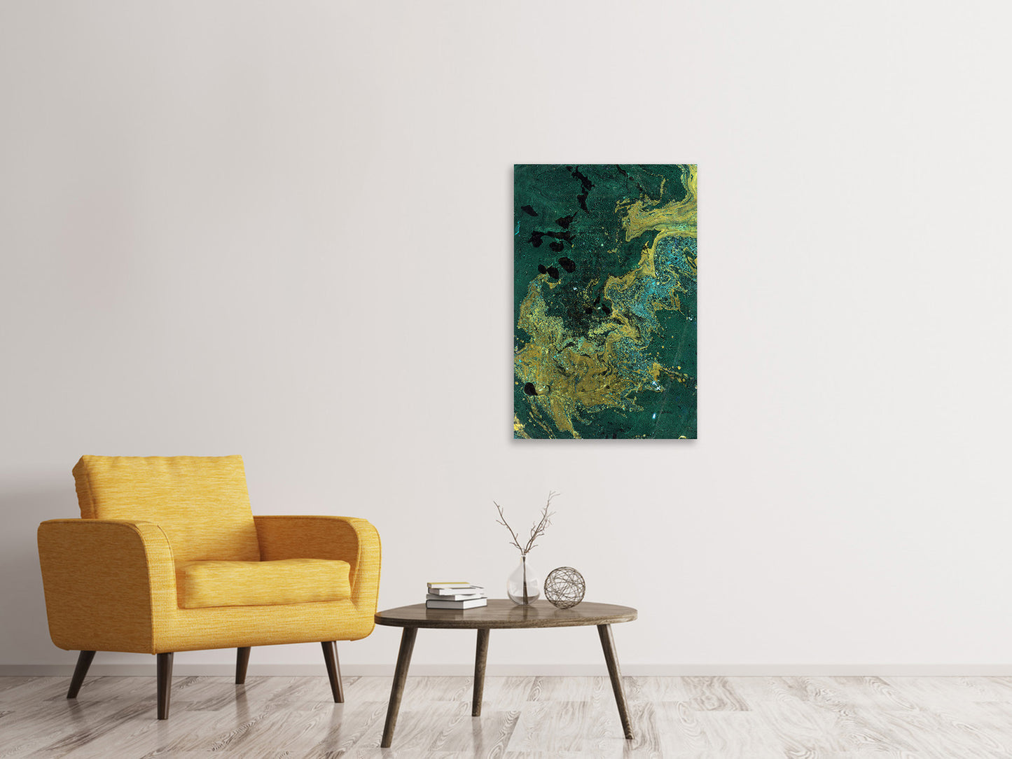Leinwandbild Kunstvoller Marmor