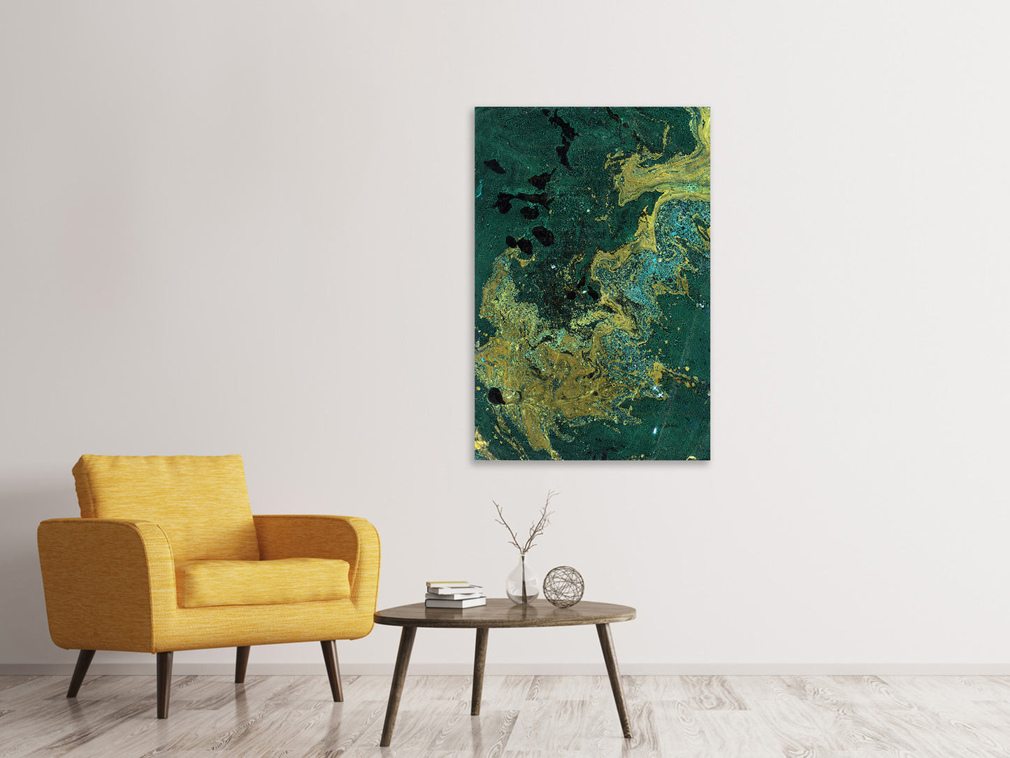 Leinwandbild Kunstvoller Marmor