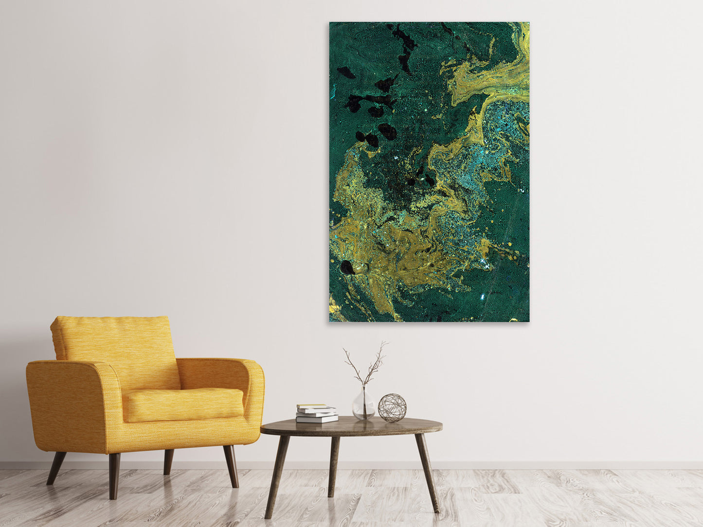 Leinwandbild Kunstvoller Marmor