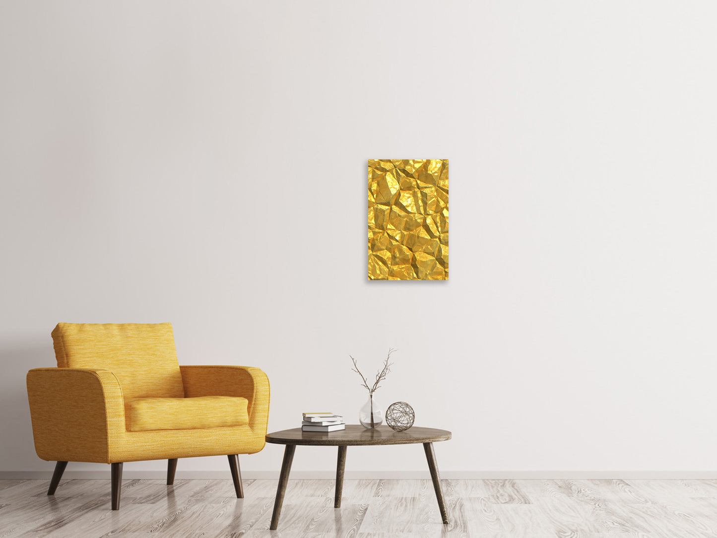 Leinwandbild Gold