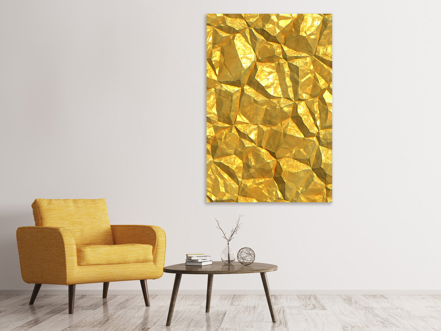 Leinwandbild Gold