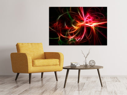 Leinwandbild Fraktales Lichtspektakel