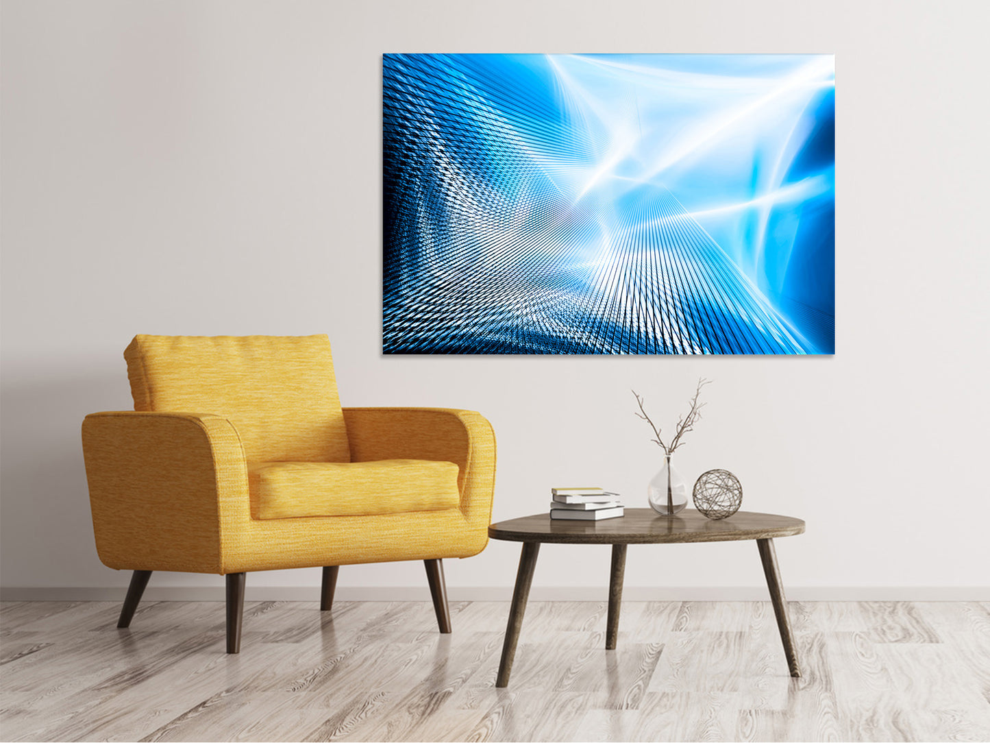 Leinwandbild Laser