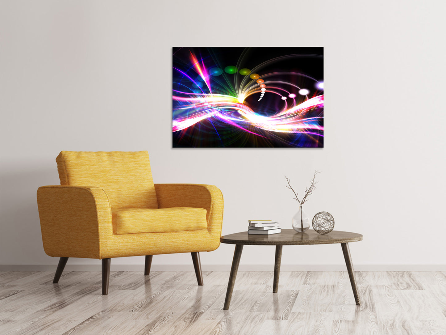 Leinwandbild Abstrakte Lichtreflexe