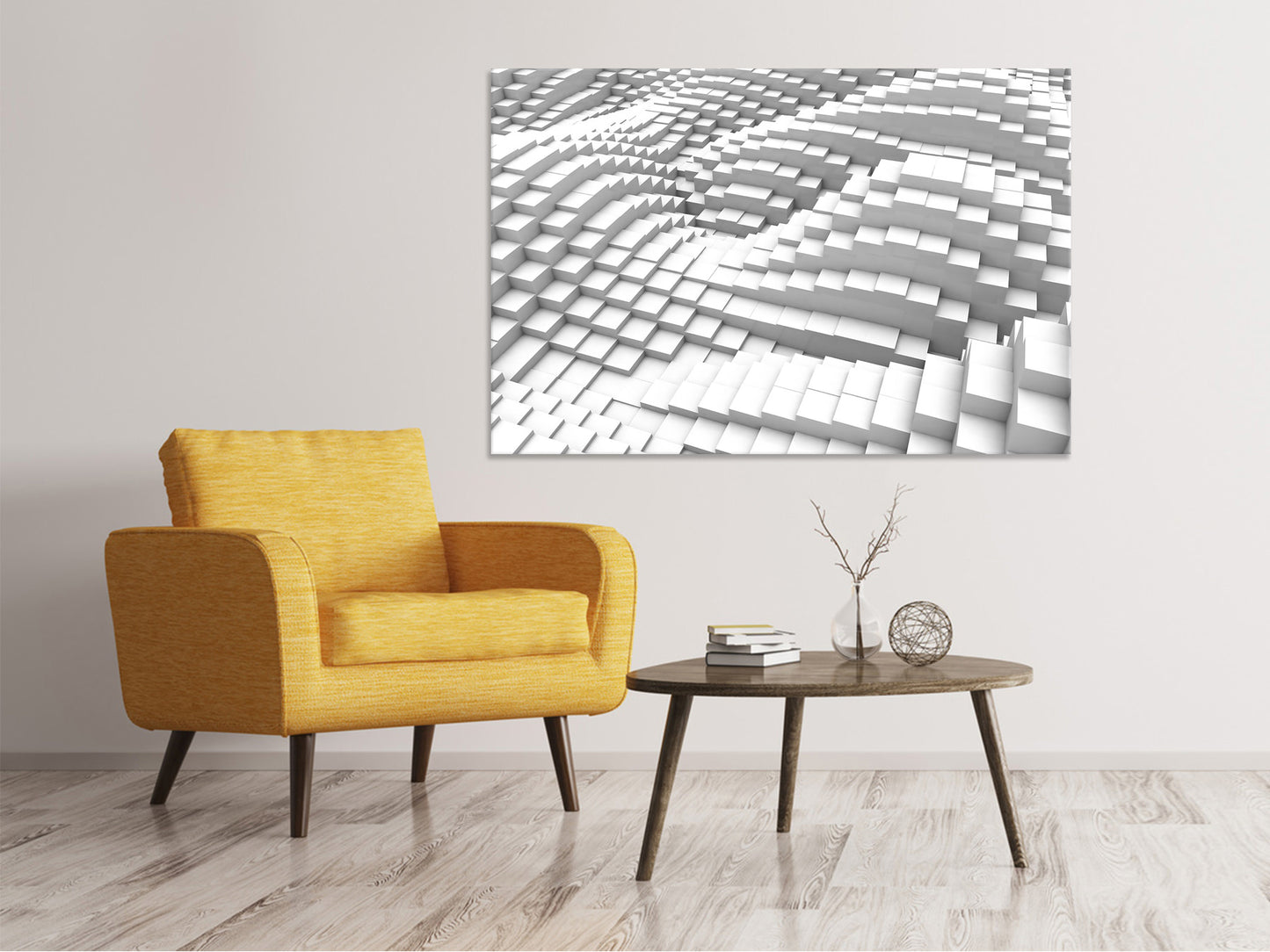 Leinwandbild 3D-Elemente