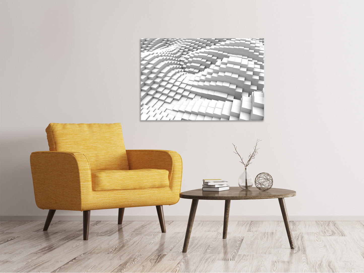 Leinwandbild 3D-Elemente