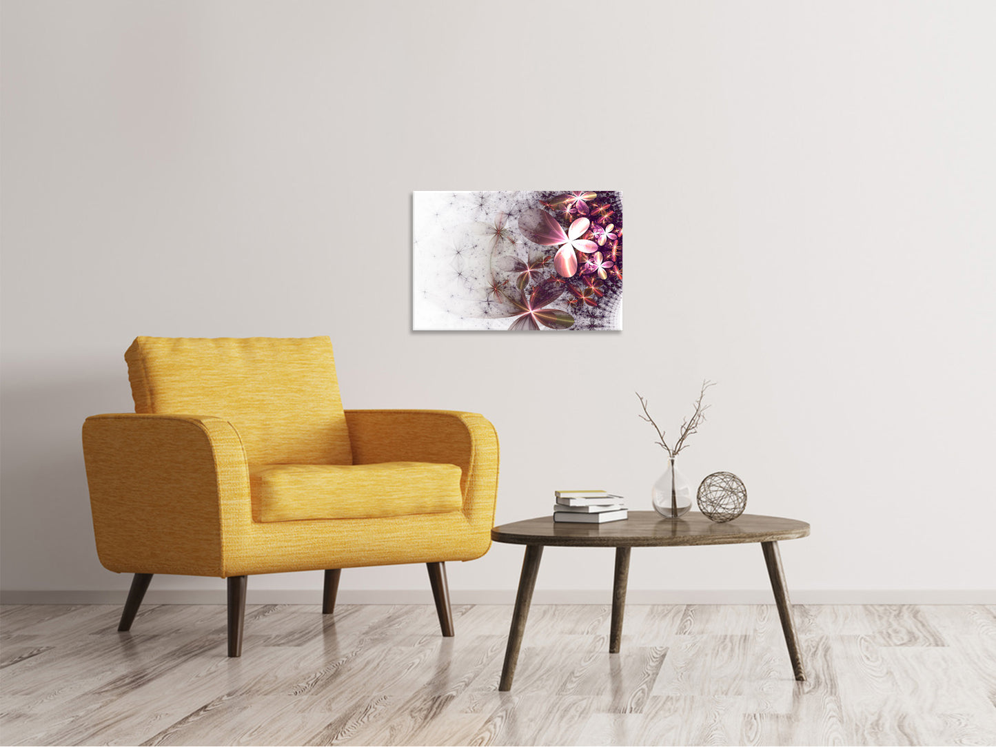 Leinwandbild Abstrakte Blumen