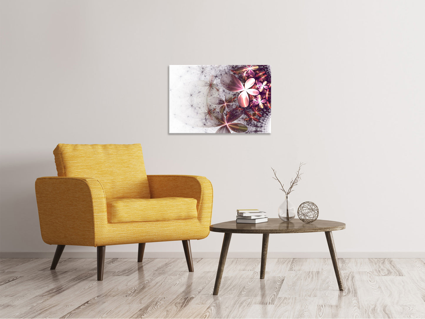 Leinwandbild Abstrakte Blumen