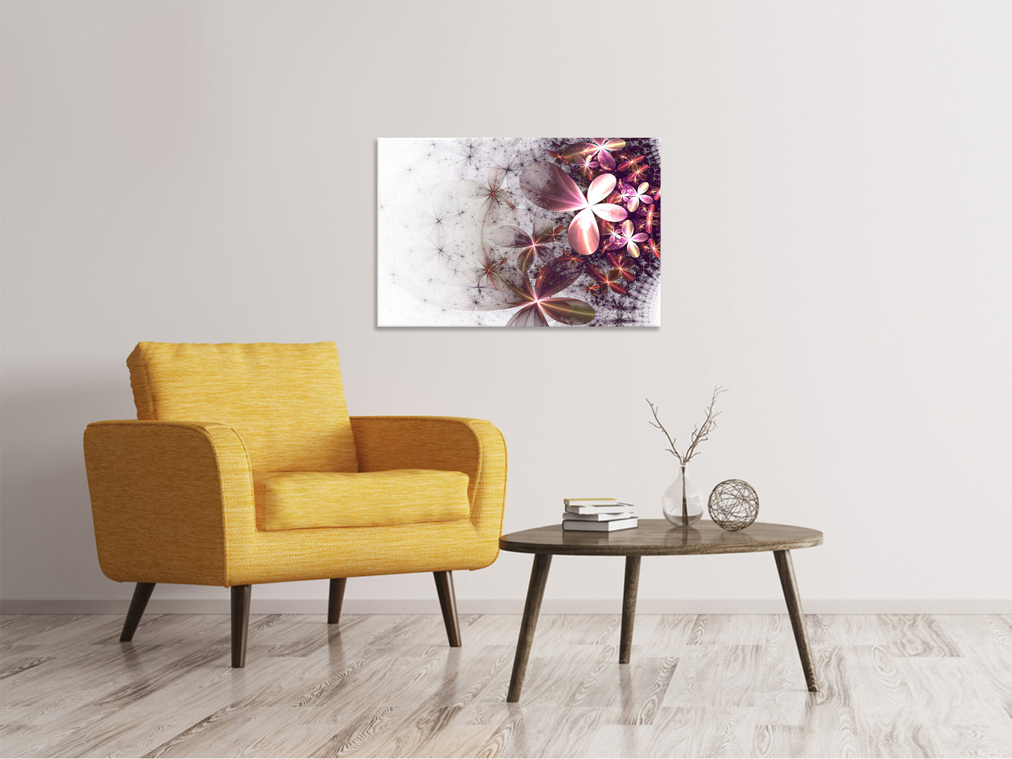 Leinwandbild Abstrakte Blumen