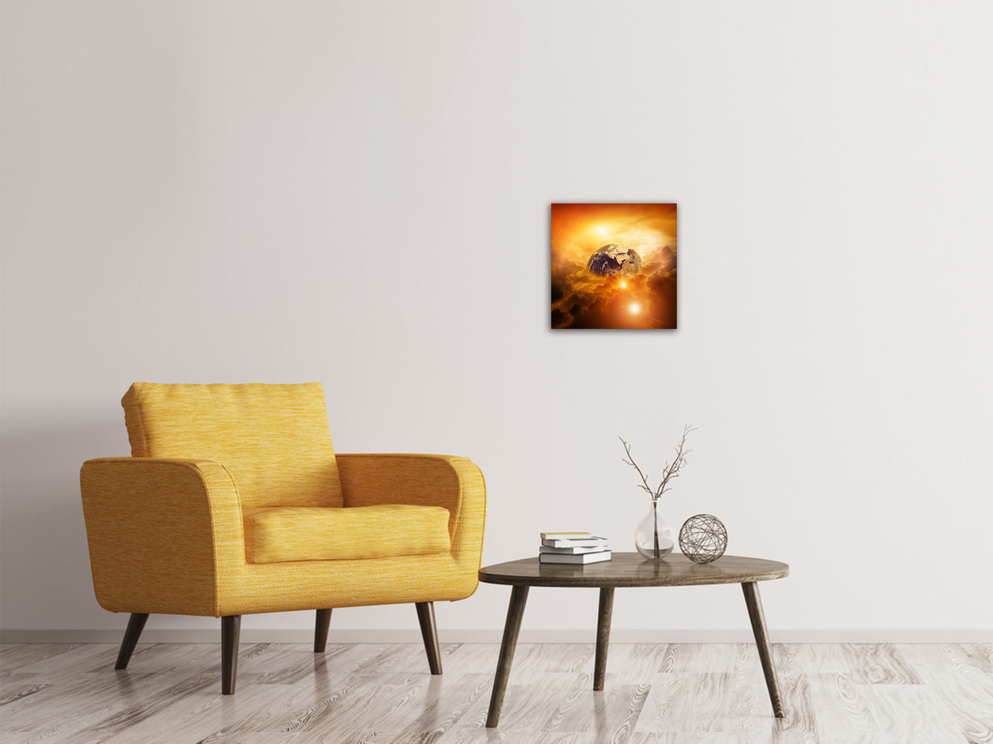 Leinwandbild Mystischer Planet Erde