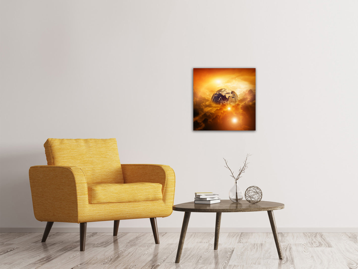 Leinwandbild Mystischer Planet Erde