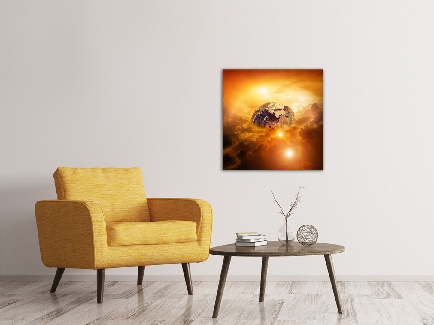 Leinwandbild Mystischer Planet Erde