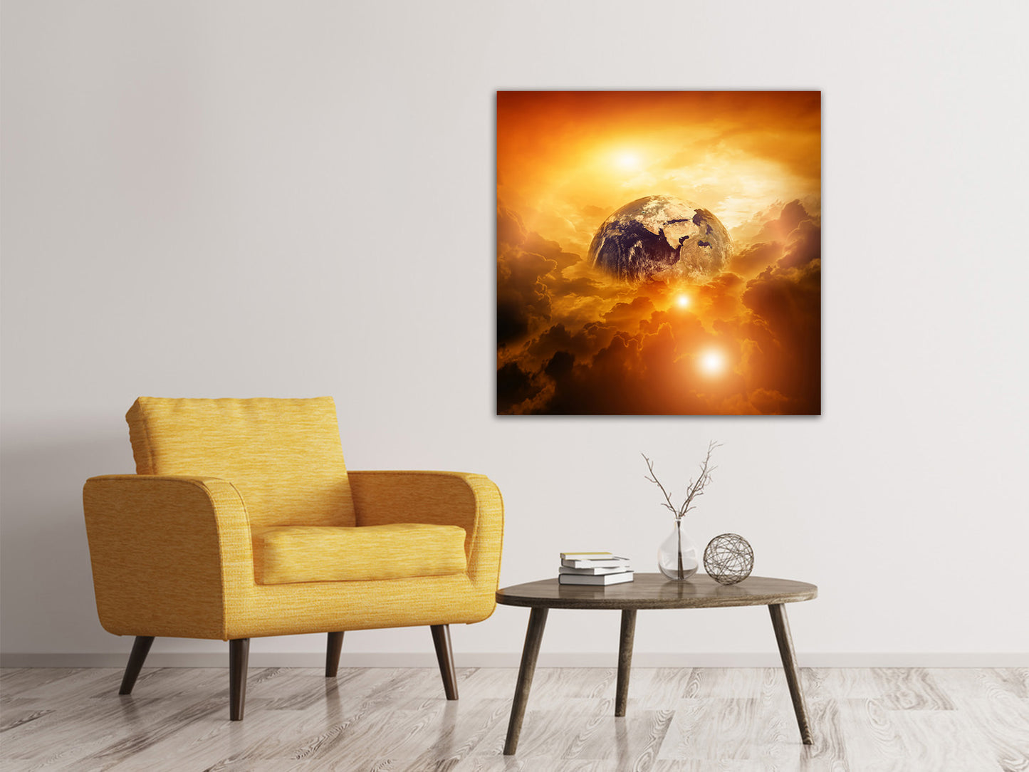 Leinwandbild Mystischer Planet Erde