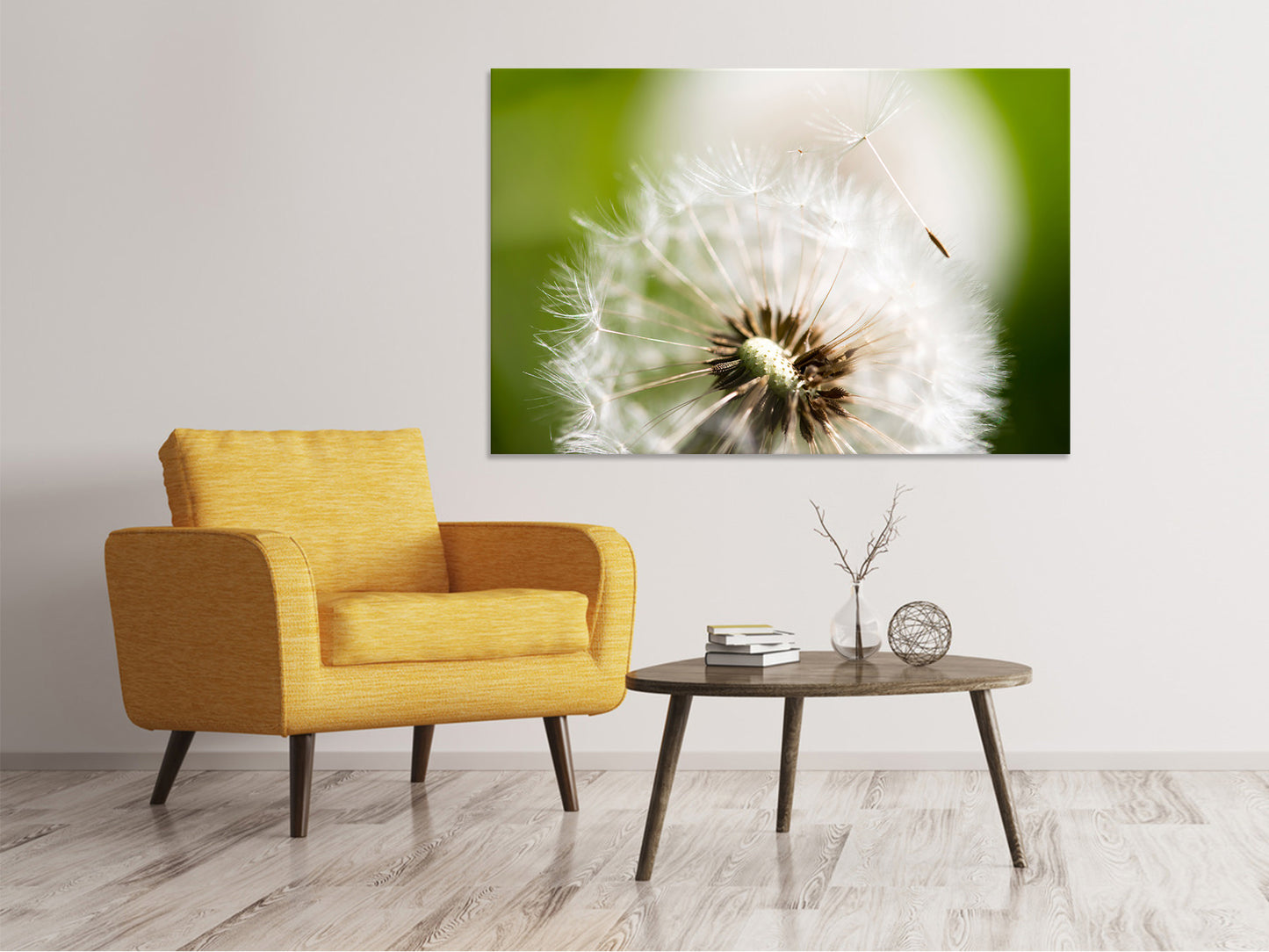Leinwandbild Pusteblume Löwenzahn