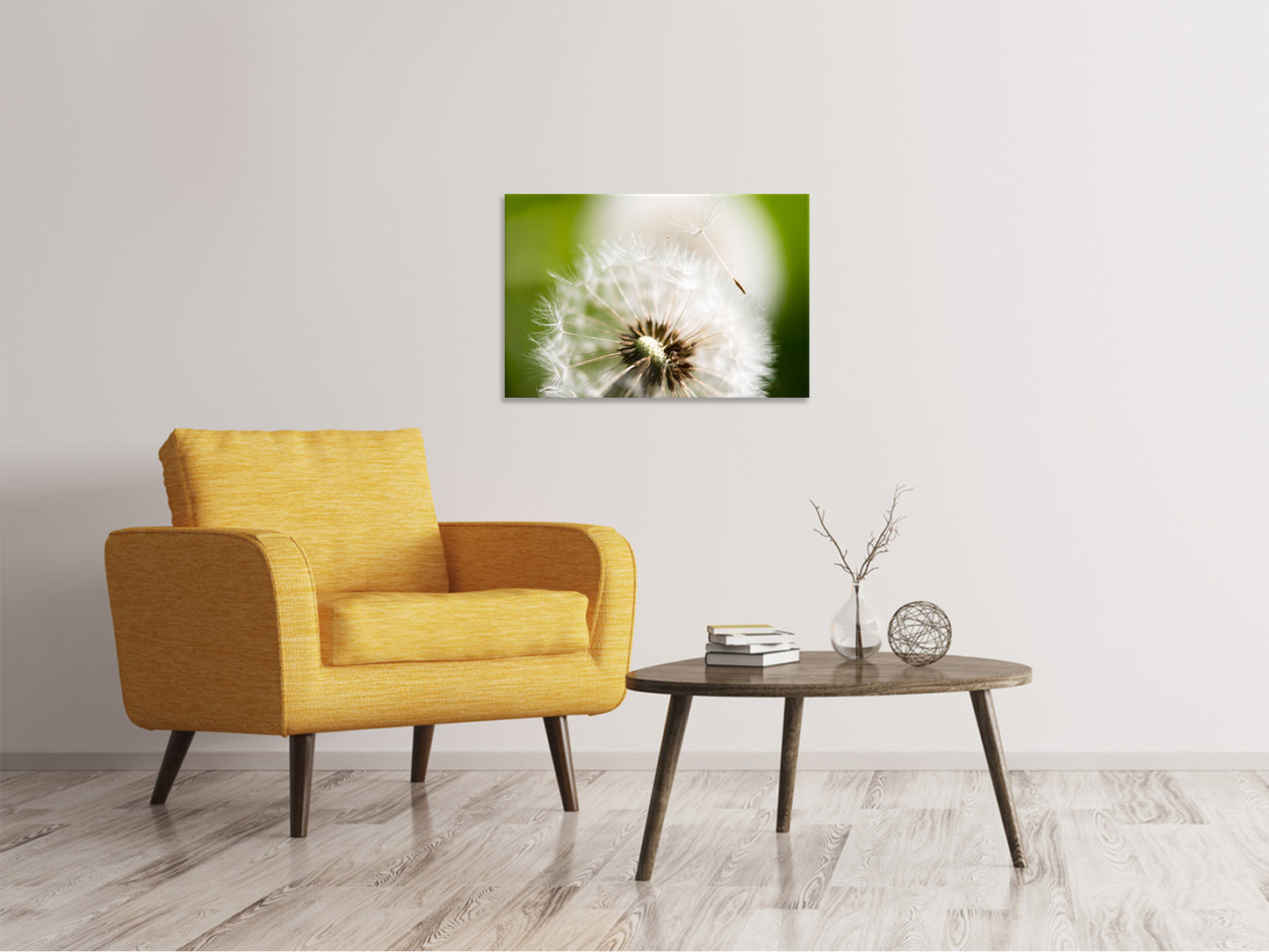 Leinwandbild Pusteblume Löwenzahn