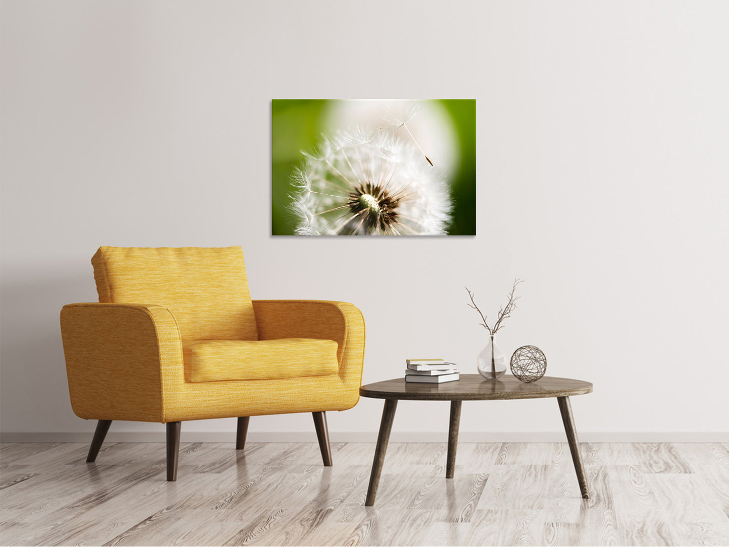 Leinwandbild Pusteblume Löwenzahn
