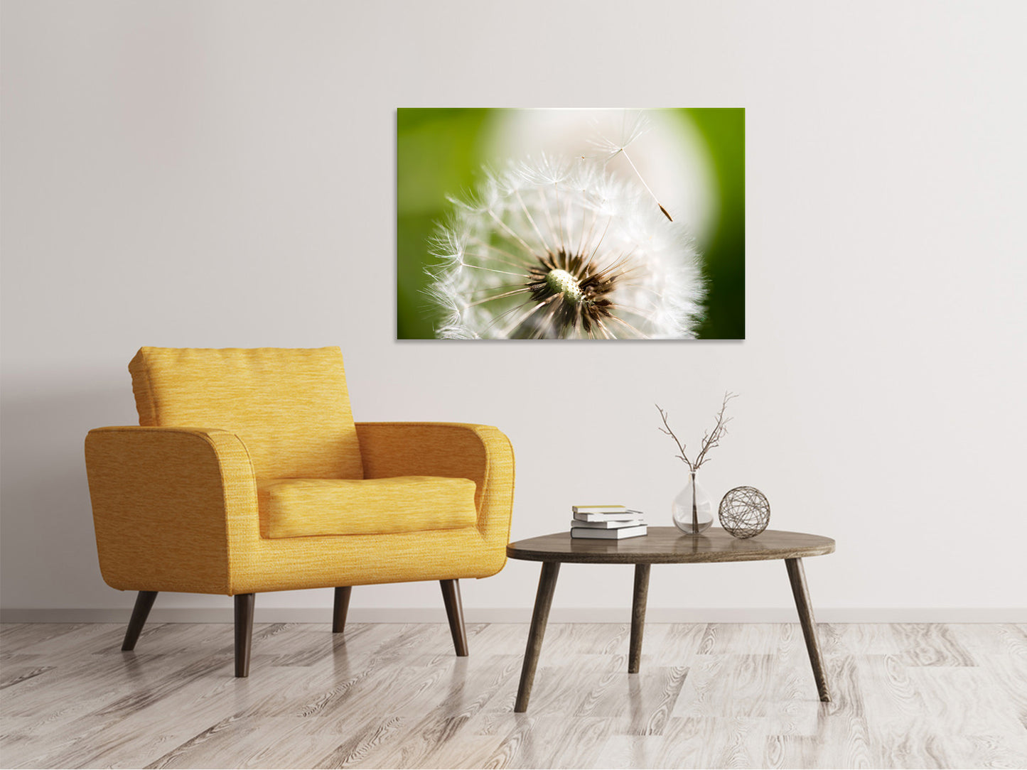 Leinwandbild Pusteblume Löwenzahn