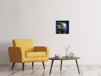Leinwandbild Der Planet Erde