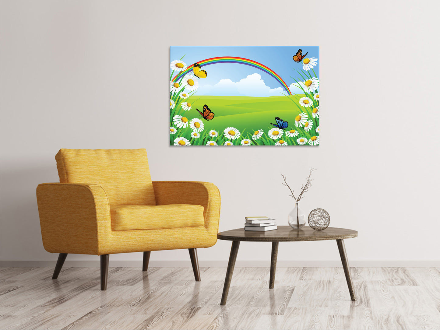 Leinwandbild Der bunte Regenbogen