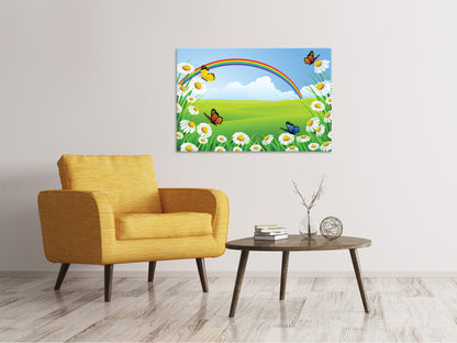 Leinwandbild Der bunte Regenbogen