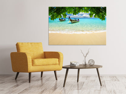 Leinwandbild Ein Blick auf das Meer