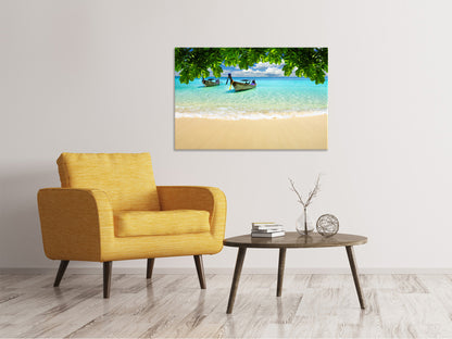 Leinwandbild Ein Blick auf das Meer