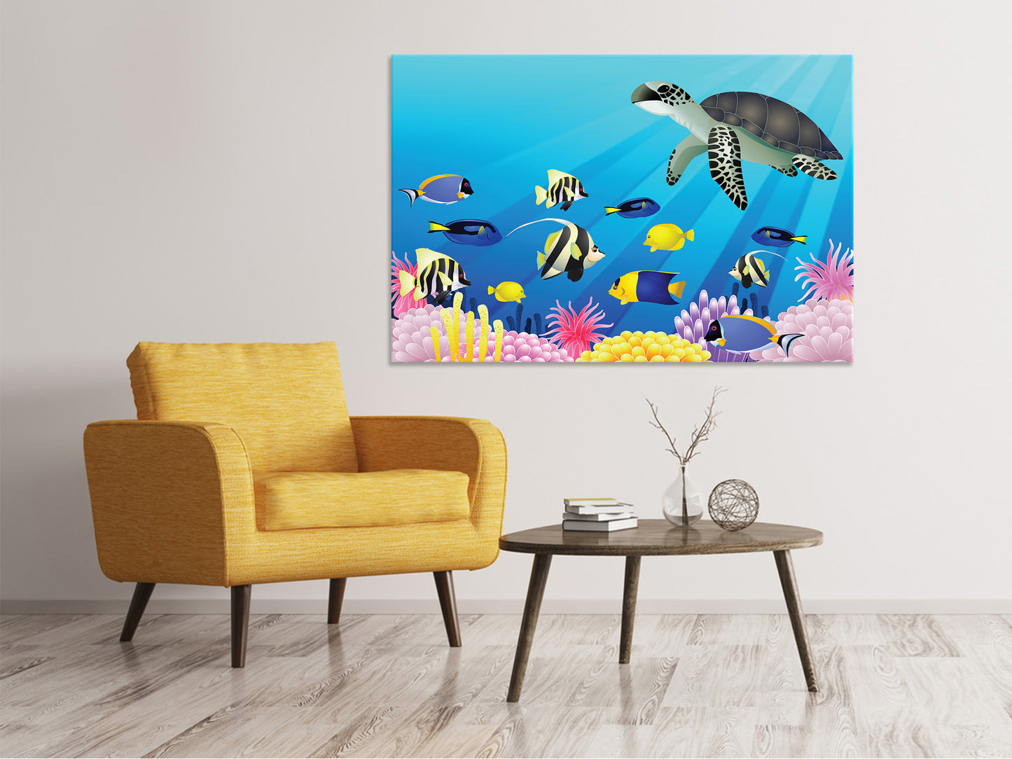 Leinwandbild Kinder Unterwasserwelt
