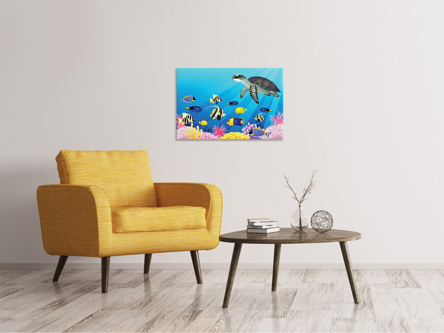 Leinwandbild Kinder Unterwasserwelt