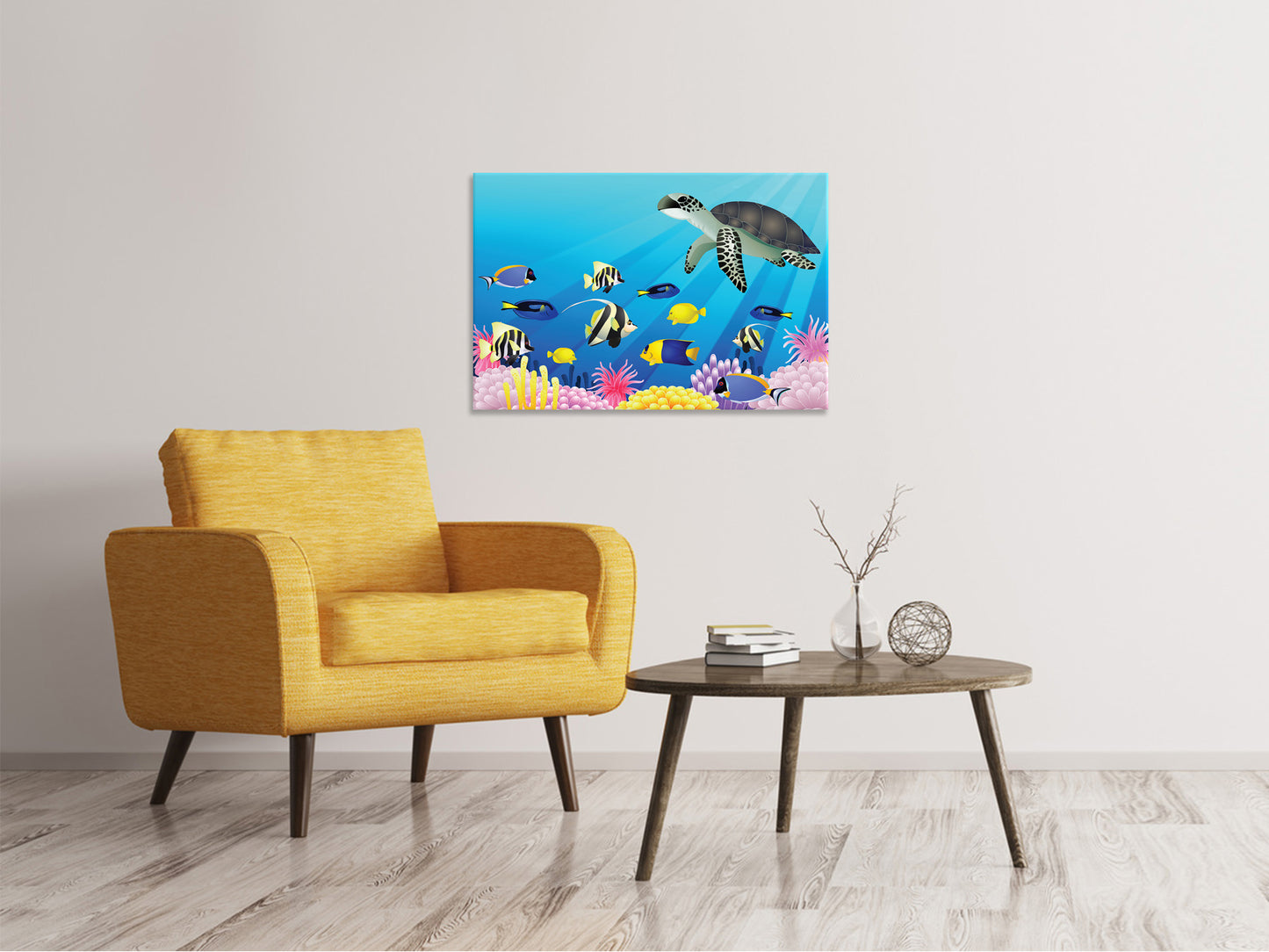 Leinwandbild Kinder Unterwasserwelt