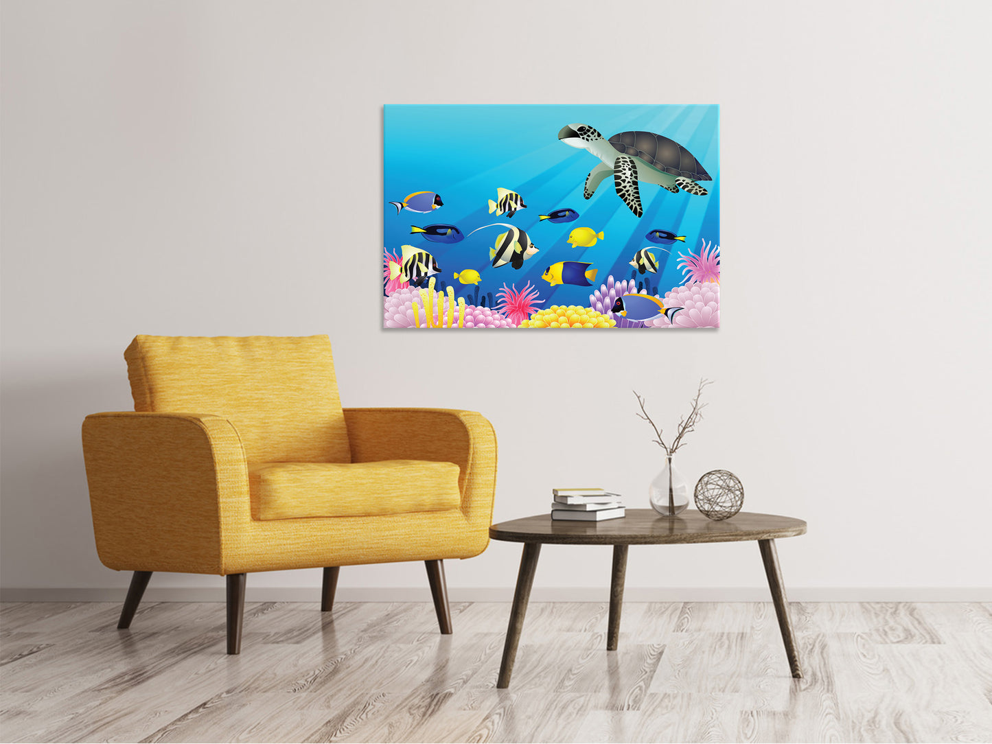Leinwandbild Kinder Unterwasserwelt