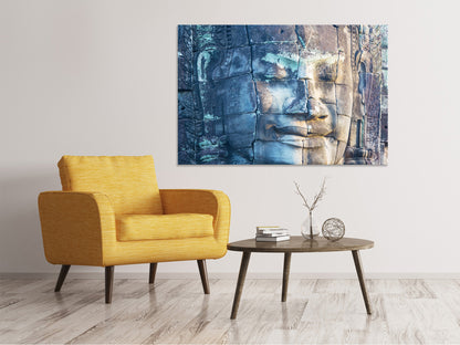 Leinwandbild Buddha Statur