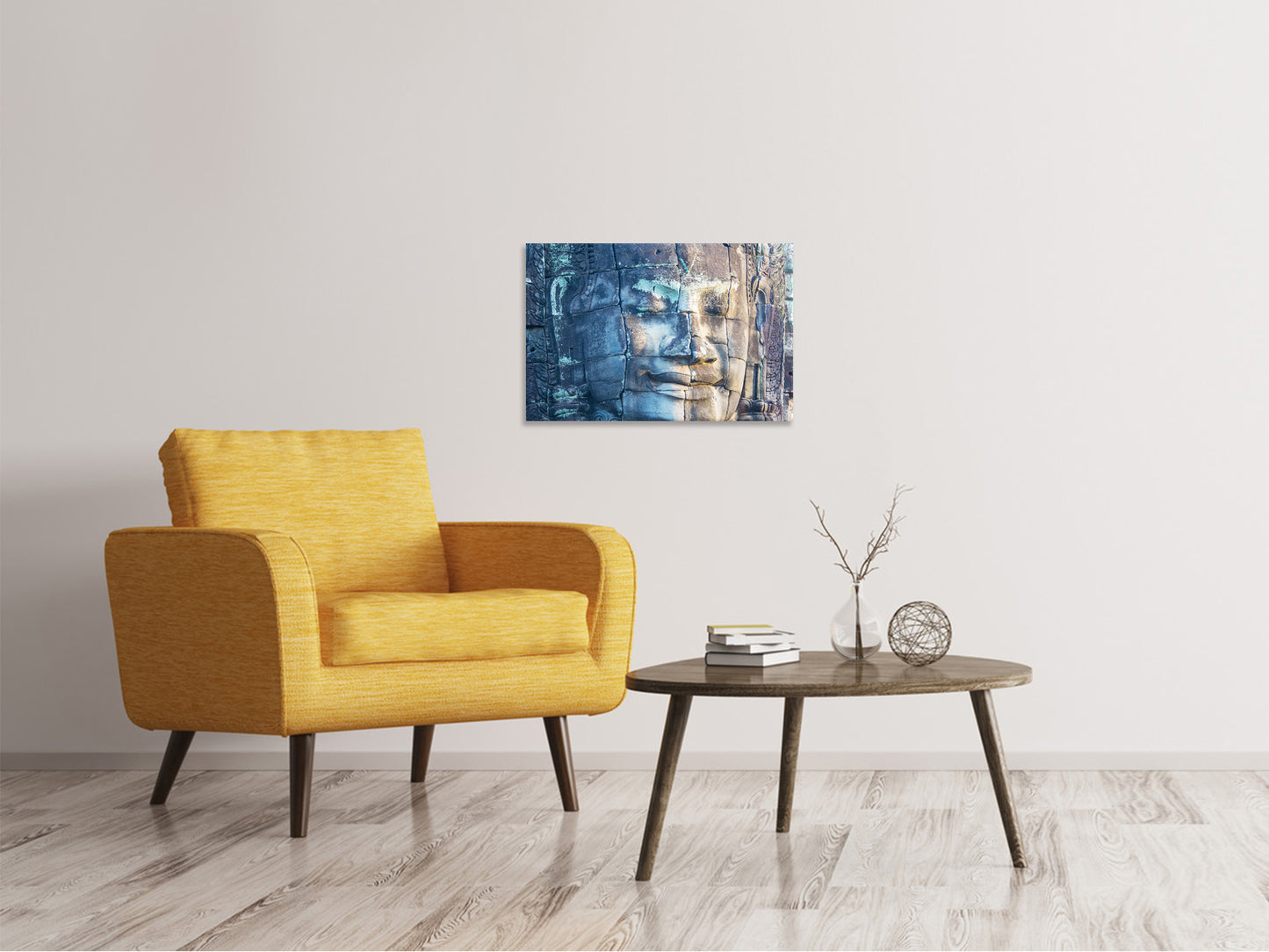 Leinwandbild Buddha Statur