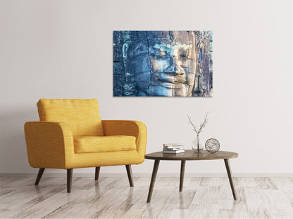 Leinwandbild Buddha Statur