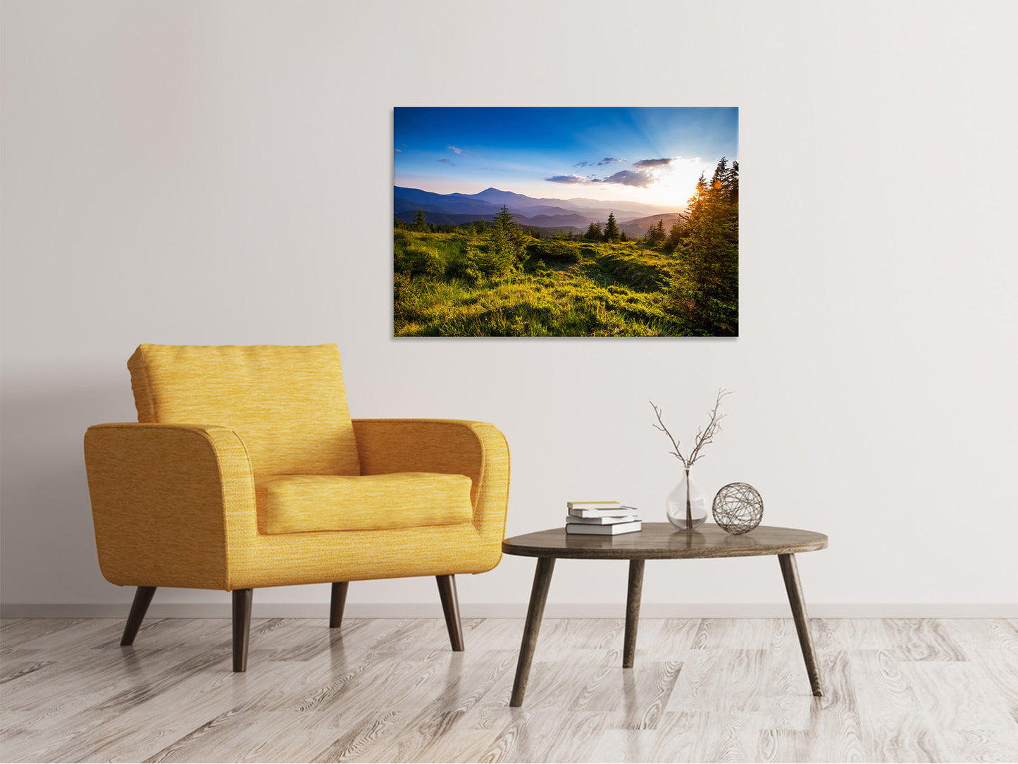 Leinwandbild Friedliche Landschaft