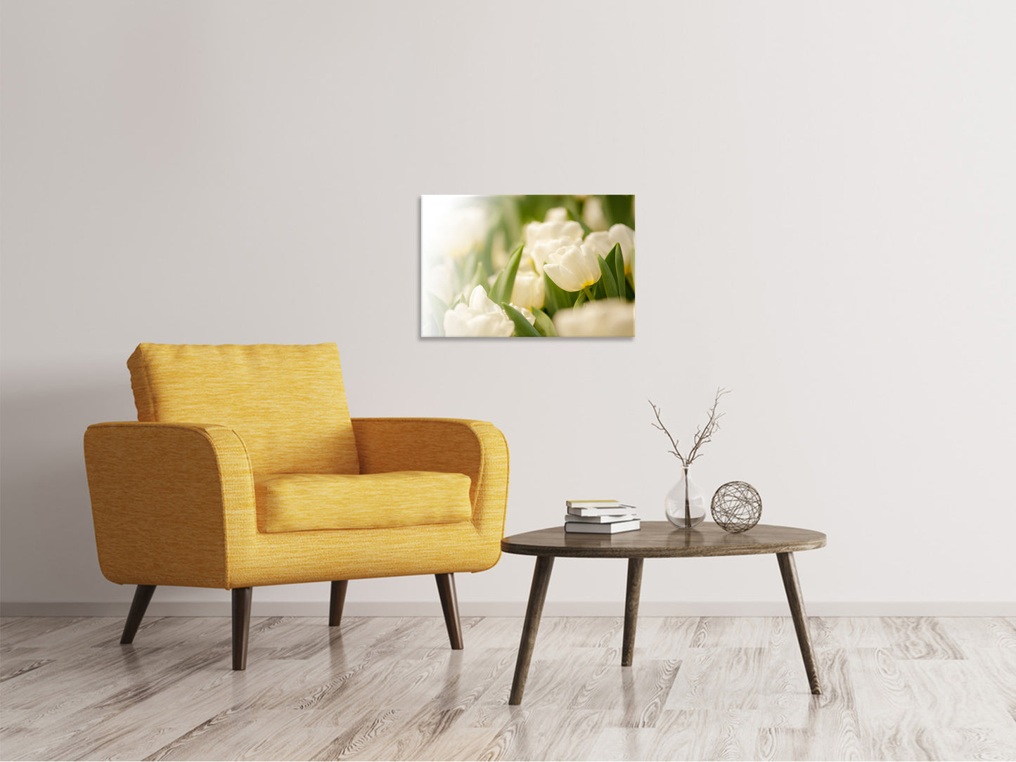 Leinwandbild Tulpenperspektive