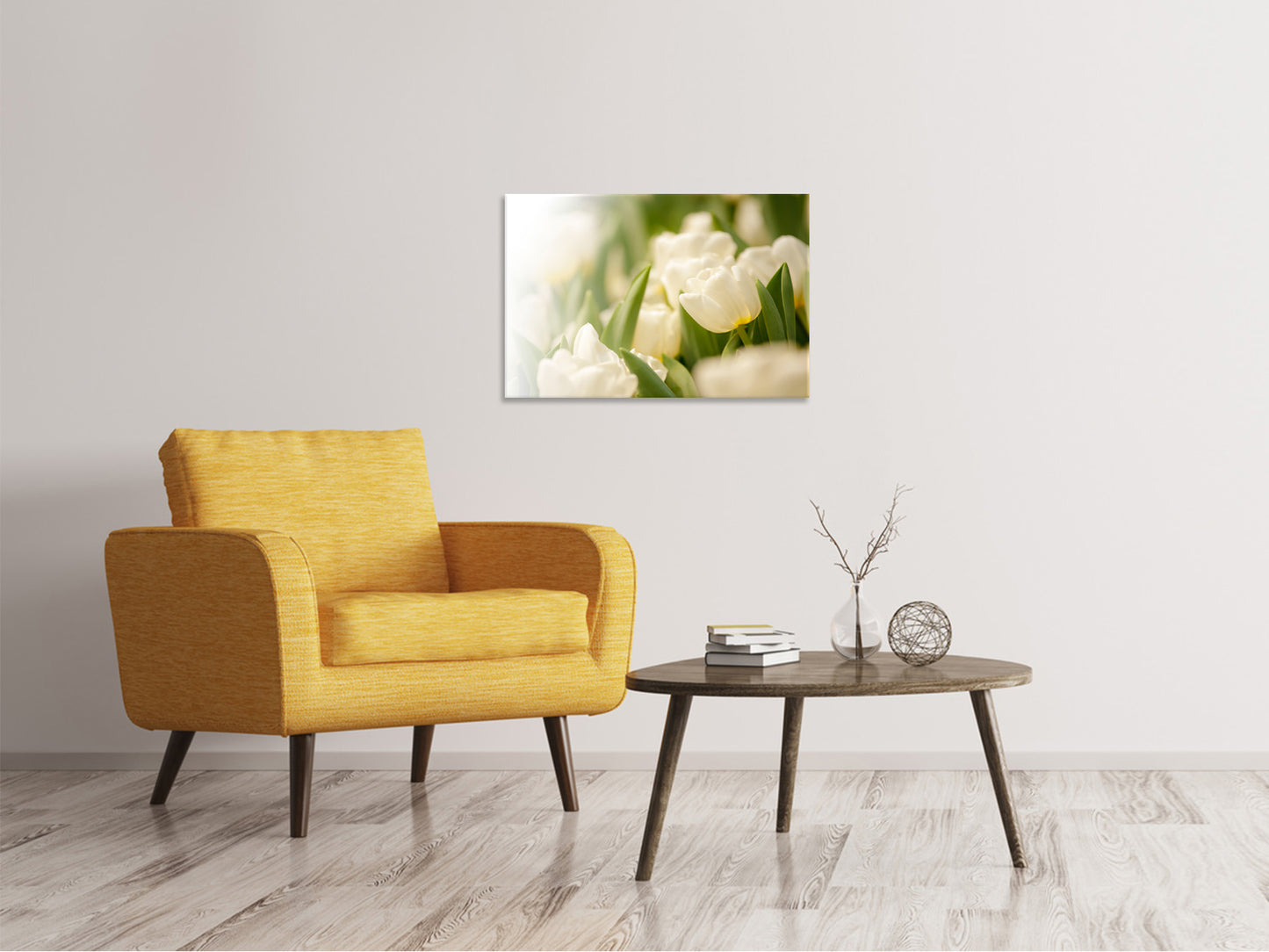 Leinwandbild Tulpenperspektive